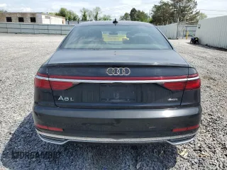 2019 Audi A8 with VIN WAU8DAF88KN016914, listed as a Copart auction lot 57621665 with 47,647 mi miles and Salvage title. Bid and sale history available at DreamBid. Image 6.