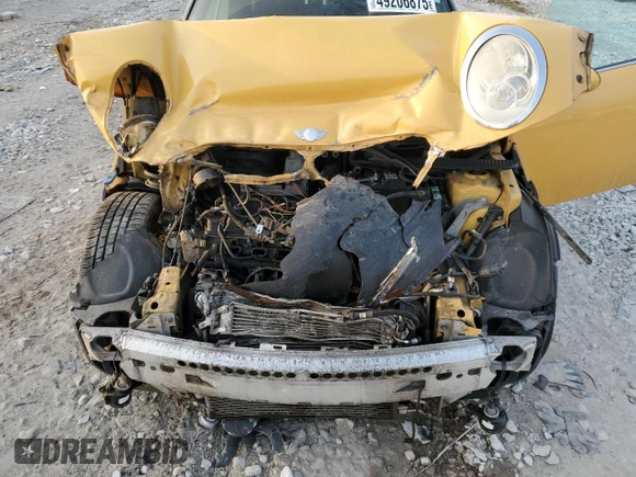 2007 MINI Convertible with VIN WMWRF33557TG17675, listed as a Copart auction lot 49206875 with Not Provided miles and Clean Title. Bid and sale history available at DreamBid. Image 12.
