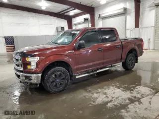 2015 Ford F-150 XLT with VIN 1FTEW1EF7FFB41659, listed as a Copart auction lot 46582325 with 130,539 mi miles and Salvage Title. Bid and sale history available at carsss.com. Image 1.