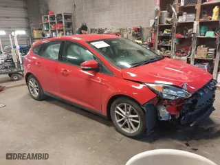 2017 Ford Focus SE with VIN 1FADP3K29HL317871, listed as a IAAI auction lot 41543065 with 52,537 mi miles. Bid and sale history available at carsss.com. Image 1.