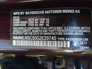 2016 MINI Clubman z VIN WMWLN5C50G2E29740, wystawiony jako IAAI lot #41345976 z przebiegiem 67 124 mil mil oraz . Historia ofert i sprzedaży dostępna na DreamBid. Obrazek 9.