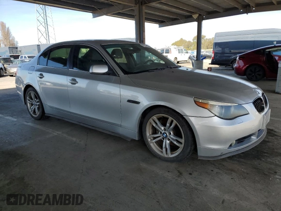 2006 BMW 5 Series 530i with VIN WBANE73506CM35385, listed as a Copart auction lot 50269495 with 178,750 mi miles and Clean Title. Bid and sale history available at carsss.com. Image 4.