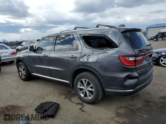 2016 Dodge Durango Limited with VIN 1C4RDJDG6GC486055, listed as a Copart auction lot 50740335 with 112,079 mi miles and Salvage Title. Bid and sale history available at DreamBid. Image 2.