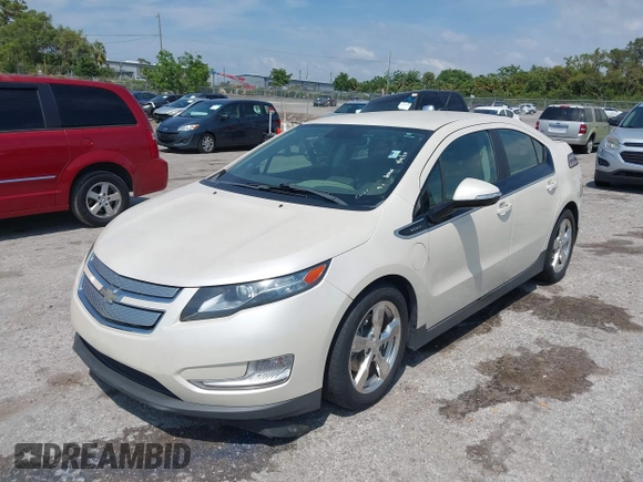 2014 Chevrolet Volt with VIN 1G1RB6E4XEU152117, listed as a IAAI auction lot 42107089 with 130,376 mi miles and . Bid and sale history available at carsss.com. Image 6.