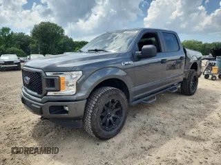 2018 Ford F-150 XL z VIN 1FTEW1E55JKF98803, wystawiony jako Copart lot #63765225 z przebiegiem 119 813 mil mil oraz Czysty tytuł • Clean title. Historia ofert i sprzedaży dostępna na DreamBid. Obrazek 1.