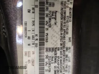 2012 Ford Focus SE with VIN 1FAHP3F28CL208855, listed as a Copart auction lot 63766165 with 168,183 mi miles and Salvage title. Bid and sale history available at DreamBid. Image 12.
