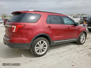 2018 Ford Explorer XLT with VIN 1FM5K7D85JGB42275, listed as a Copart auction lot 51679765 with 76,177 mi miles and Salvage Title. Bid and sale history available at carsss.com. Image 3.