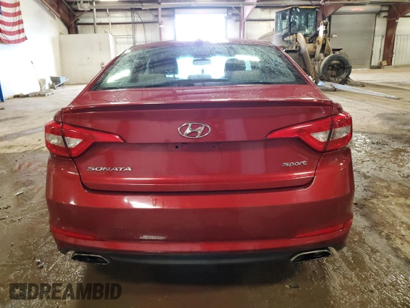 2015 Hyundai Sonata Sport with VIN 5NPE34AF5FH209821, listed as a Copart auction lot 49320145 with Not provided miles and Clean title. Bid and sale history available at DreamBid. Image 6.