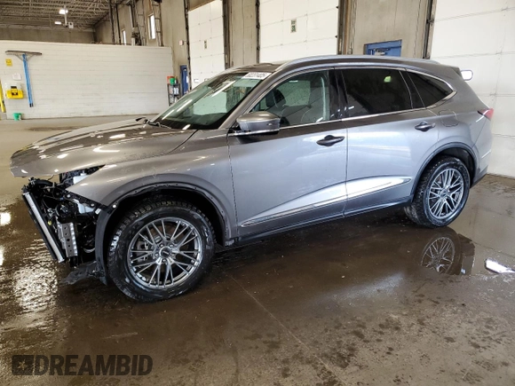 2023 Acura MDX Advance with VIN 5J8YE1H80PL038519, listed as a Copart auction lot 60231405 with 18,003 mi miles and Clean title. Bid and sale history available at DreamBid. Image 1.