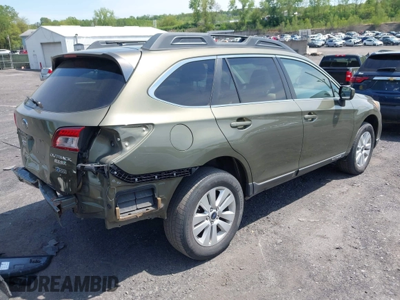 2015 Subaru Outback Premium z VIN 4S4BSACC5F3221045, wystawiony jako IAAI lot #42252002 z przebiegiem 106 873 mil mil oraz . Historia ofert i sprzedaży dostępna na DreamBid. Obrazek 4.