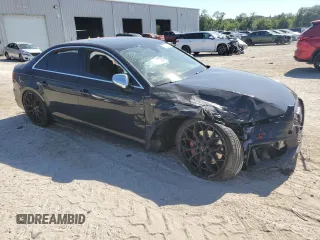 2018 Audi S4 Premium Plus with VIN WAUB4AF48JA003184, listed as a Copart auction lot 57001074 with 60,468 mi miles and Non Repairable. Bid and sale history available at carsss.com. Image 4.