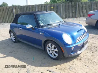 2008 MINI Convertible S z VIN WMWRH33538TL96036, wystawiony jako IAAI lot #42563056 z przebiegiem 103 375 mil mil oraz . Historia ofert i sprzedaży dostępna na DreamBid. Obrazek 1.