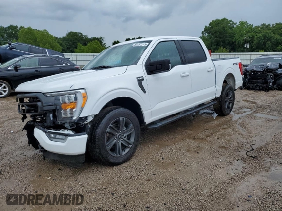 2021 Ford F-150 XL with VIN 1FTFW1E59MFA70313, listed as a Copart auction lot 60793215 with 52,387 mi miles and Salvage title. Bid and sale history available at DreamBid. Image 1.