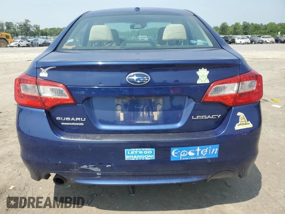 2015 Subaru Legacy Premium with VIN 4S3BNBE68F3006414, listed as a Copart auction lot 58781325 with 162,016 mi miles and Salvage title. Bid and sale history available at DreamBid. Image 6.