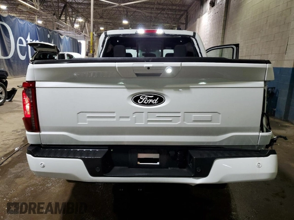 2024 Ford F-150 XLT with VIN 1FTFW3LD1RFB77689, listed as a Copart auction lot 47594205 with 2,800 mi miles and Non Repairable. Bid and sale history available at carsss.com. Image 6.
