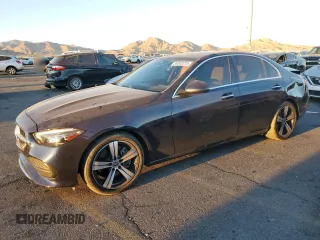 2022 Mercedes-Benz C 300 with VIN W1KAF4GB3NR038400, listed as a Copart auction lot 89340215 with 29,598 mi miles and Salvage Title. Bid and sale history available at DreamBid. Image 1.