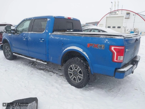2015 Ford F-150 XLT w/HD Payload Pkg with VIN 1FTFW1EGXFKE05722, listed as a IAAI auction lot 41575776 with 1 mi miles. Bid and sale history available at carsss.com. Image 3.