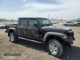 2020 Jeep Gladiator Sport S z VIN 1C6HJTAG7LL150131, wystawiony jako Copart lot #56726835 z przebiegiem 18 428 mil mil oraz Szkoda całkowita • Salvage title. Historia ofert i sprzedaży dostępna na DreamBid. Obrazek 4.