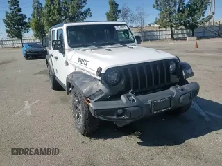 2021 Jeep Wrangler Unlimited Willys с VIN 1C4HJXDG4MW636293, выставлен на аукционе Copart как лот 44272675 с пробегом 34 480 миль миль и Списание • Salvage title. История ставок и продаж доступна на DreamBid. Изображение 12.