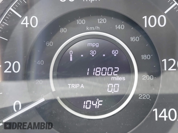 2013 Honda CR-V LX with VIN 3CZRM3H37DG708916, listed as a IAAI auction lot 42450090 with 118,002 mi miles and . Bid and sale history available at DreamBid. Image 15.
