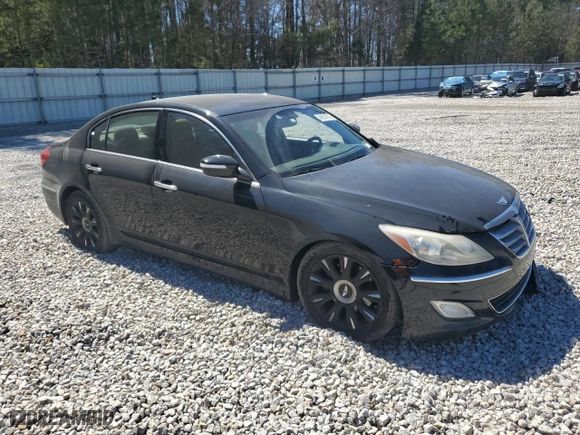 2012 Hyundai Genesis 3.8L with VIN KMHGC4DD7CU152151, listed as a Copart auction lot 49537015 with 109,772 mi miles and Salvage Title. Bid and sale history available at carsss.com. Image 4.