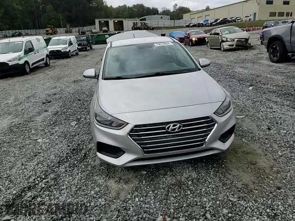 2019 Hyundai Accent SE with VIN 3KPC24A39KE056696, listed as a Copart auction lot 79672864 with 29,263 mi miles and Salvage Title. Bid and sale history available at carsss.com. Image 10.