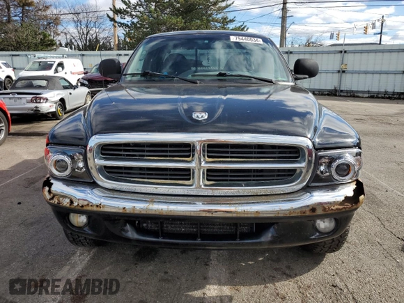 1999 Dodge Dakota SLT with VIN 1B7GG22Y5XS107729, listed as a Copart auction lot 79440034 with 163,718 mi miles and Salvage Title. Bid and sale history available at DreamBid. Image 5.