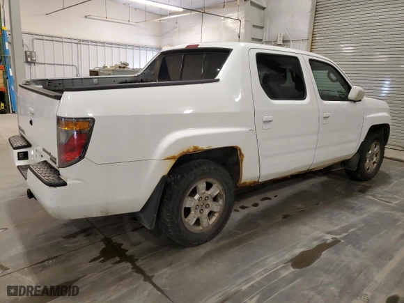 2008 Honda Ridgeline RTS with VIN 2HJYK16488H509737, listed as a Copart auction lot 81686924 with 215,282 mi miles and Salvage Title. Bid and sale history available at carsss.com. Image 3.