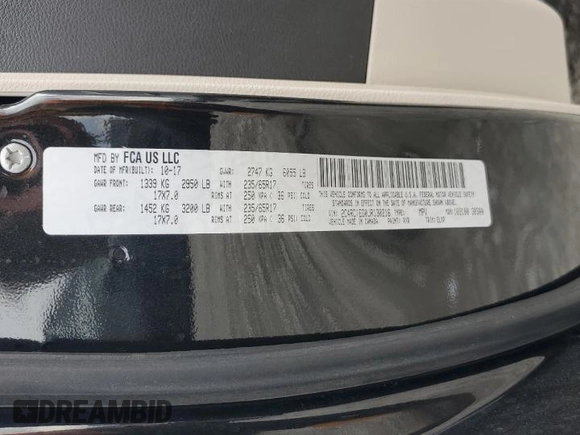 2018 Chrysler Pacifica Touring L Plus z VIN 2C4RC1EG0JR130216, wystawiony jako Copart lot #50778905 z przebiegiem 96 130 mil mil oraz Szkoda całkowita • Salvage title. Historia ofert i sprzedaży dostępna na DreamBid. Obrazek 13.
