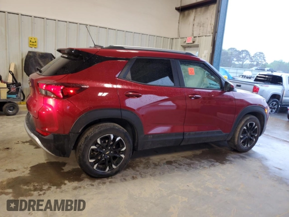 2021 Chevrolet TrailBlazer LT with VIN KL79MPS28MB118825, listed as a Copart auction lot 50821085 with 52,320 mi miles and Salvage Title. Bid and sale history available at DreamBid. Image 3.