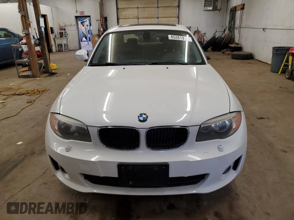 2013 BMW 1 Series 128i with VIN WBAUP7C55DVP24897, listed as a Copart auction lot 85281374 with 151,286 mi miles and Salvage Title. Bid and sale history available at carsss.com. Image 5.