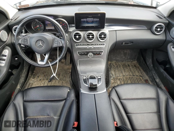 2015 Mercedes-Benz C 300 Luxury with VIN 55SWF4KB7FU087337, listed as a Copart auction lot 52773935 with 99,815 mi miles and Salvage Title. Bid and sale history available at DreamBid. Image 8.
