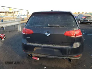 2015 Volkswagen GTI SE with VIN 3VW4T7AU8FM005632, listed as a Copart auction lot 81136184 with 92,886 mi miles and Salvage Title. Bid and sale history available at DreamBid. Image 6.