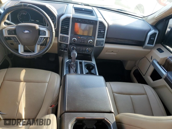 2018 Ford F-150 XL with VIN 1FTEW1EG5JFB38812, listed as a Copart auction lot 52882615 with 137,106 mi miles and Salvage Title. Bid and sale history available at carsss.com. Image 8.
