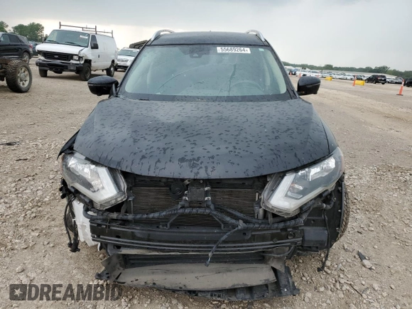 2018 Nissan Rogue S with VIN JN8AT2MT5JW460270, listed as a Copart auction lot 55689264 with 96,331 mi miles and Salvage Title. Bid and sale history available at carsss.com. Image 5.