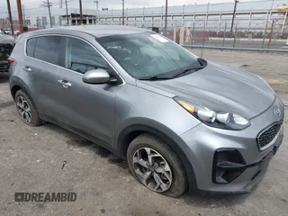 2020 Kia Sportage LX with VIN KNDPM3AC1L7761371, listed as a IAAI auction lot 42121834 with 38,411 mi miles and . Bid and sale history available at DreamBid. Image 1.
