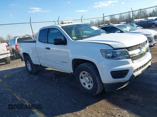 2019 Chevrolet Colorado 4WD Work Truck with VIN 1GCHTBEA3K1233097, listed as a IAAI auction lot 41667849 with 107,720 mi miles. Bid and sale history available at carsss.com. Image 1.