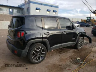 2021 Jeep Renegade Jeepster with VIN ZACNJDAB5MPM94301, listed as a Copart auction lot 45766755 with 100,582 mi miles and Salvage title. Bid and sale history available at DreamBid. Image 3.