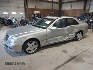 2003 Mercedes-Benz S 500 with VIN WDBNG84J93A360917, listed as a IAAI auction lot 39171730 with 134,495 mi miles and . Bid and sale history available at DreamBid. Image 2.