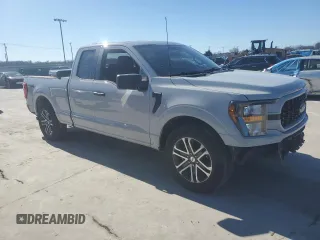 2023 Ford F-150 XL with VIN 1FTEX1CP8PKE67066, listed as a Copart auction lot 43730895 with 24,895 mi miles and Clean title. Bid and sale history available at DreamBid. Image 4.