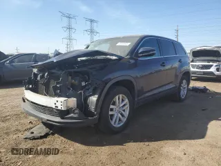 2014 Toyota Highlander LE z VIN 5TDZARFH5ES005169, wystawiony jako Copart lot #48589665 z przebiegiem 124 313 mil mil oraz Szkoda całkowita • Salvage title. Historia ofert i sprzedaży dostępna na DreamBid. Obrazek 1.