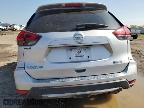 2019 Nissan Rogue SV with VIN 5N1AT2MTXKC827495, listed as a Copart auction lot 50581435 with 103,692 mi miles and Salvage Title. Bid and sale history available at carsss.com. Image 6.