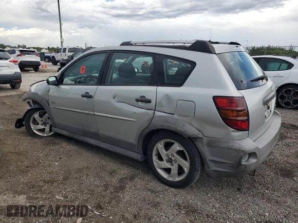2003 Pontiac Vibe with VIN 5Y2SL62843Z456217, listed as a Copart auction lot 68135204 with 121,847 mi miles and Salvage Title. Bid and sale history available at carsss.com. Image 2.