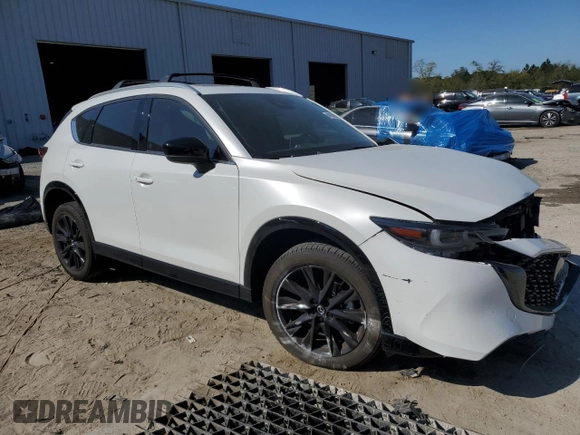 2024 Mazda CX-5 2.5 Carbon Turbo with VIN JM3KFBAY5R0473887, listed as a Copart auction lot 49859265 with 9,220 mi miles and Salvage Title. Bid and sale history available at carsss.com. Image 4.
