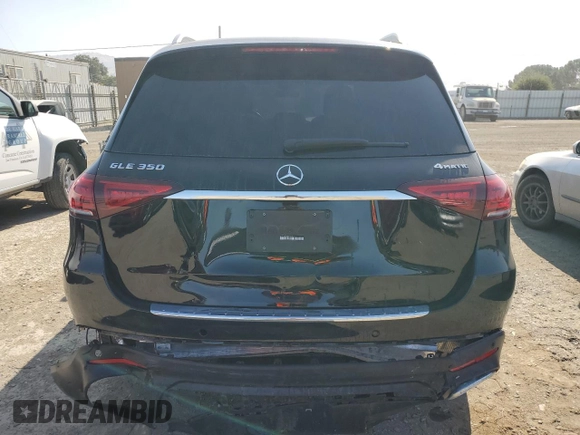2022 Mercedes-Benz GLE 350 with VIN 4JGFB4KB8NA604077, listed as a Copart auction lot 61069915 with 25,192 mi miles and Salvage title. Bid and sale history available at DreamBid. Image 6.
