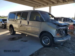 2000 GMC Savana Cargo Van RV Conversion with VIN 1GDFG15M7Y1234659, listed as a Copart auction lot 82159374 with 0 mi miles and Salvage Title. Bid and sale history available at carsss.com. Image 4.