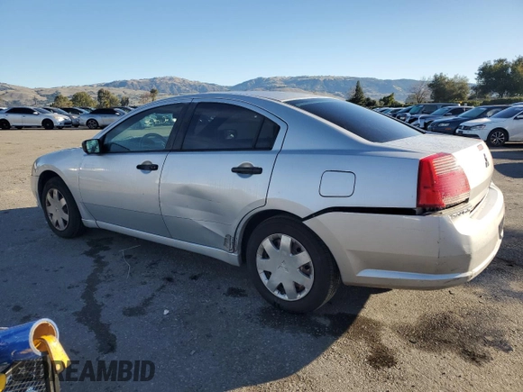 2005 Mitsubishi Galant DE with VIN 4A3AB26FX5E039465, listed as a Copart auction lot 86532374 with 196,698 mi miles and Salvage Title. Bid and sale history available at carsss.com. Image 2.