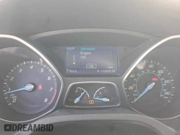 2014 Ford Focus SE z VIN 1FADP3K2XEL457861, wystawiony jako Copart lot #59381205 z przebiegiem 110 430 mil mil oraz Szkoda całkowita • Salvage title. Historia ofert i sprzedaży dostępna na DreamBid. Obrazek 9.