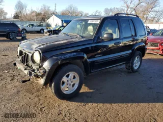 2004 Jeep Liberty Limited with VIN 1J4GL58K04W132469, listed as a Copart auction lot 43584965 with 133,307 mi miles and Salvage Title. Bid and sale history available at carsss.com. Image 1.