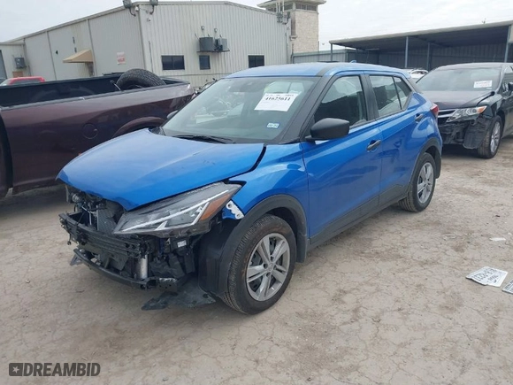 2024 Nissan Kicks S with VIN 3N1CP5BV1RL579324, listed as a IAAI auction lot 41625611 with 4,951 mi miles. Bid and sale history available at carsss.com. Image 2.